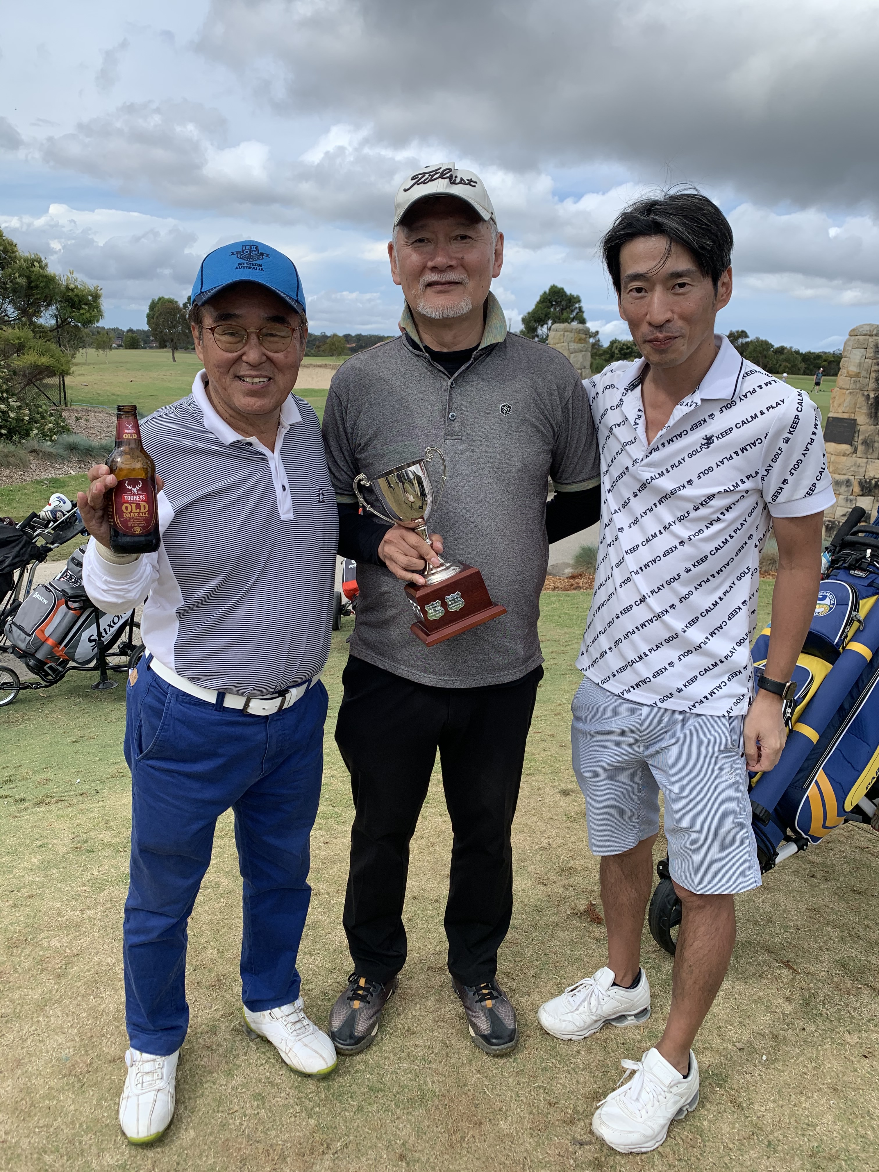 左から小林由憲さん 若林さん 高橋さん年10月18日 シドニー日本人会 Japanese Society Of Sydney Inc