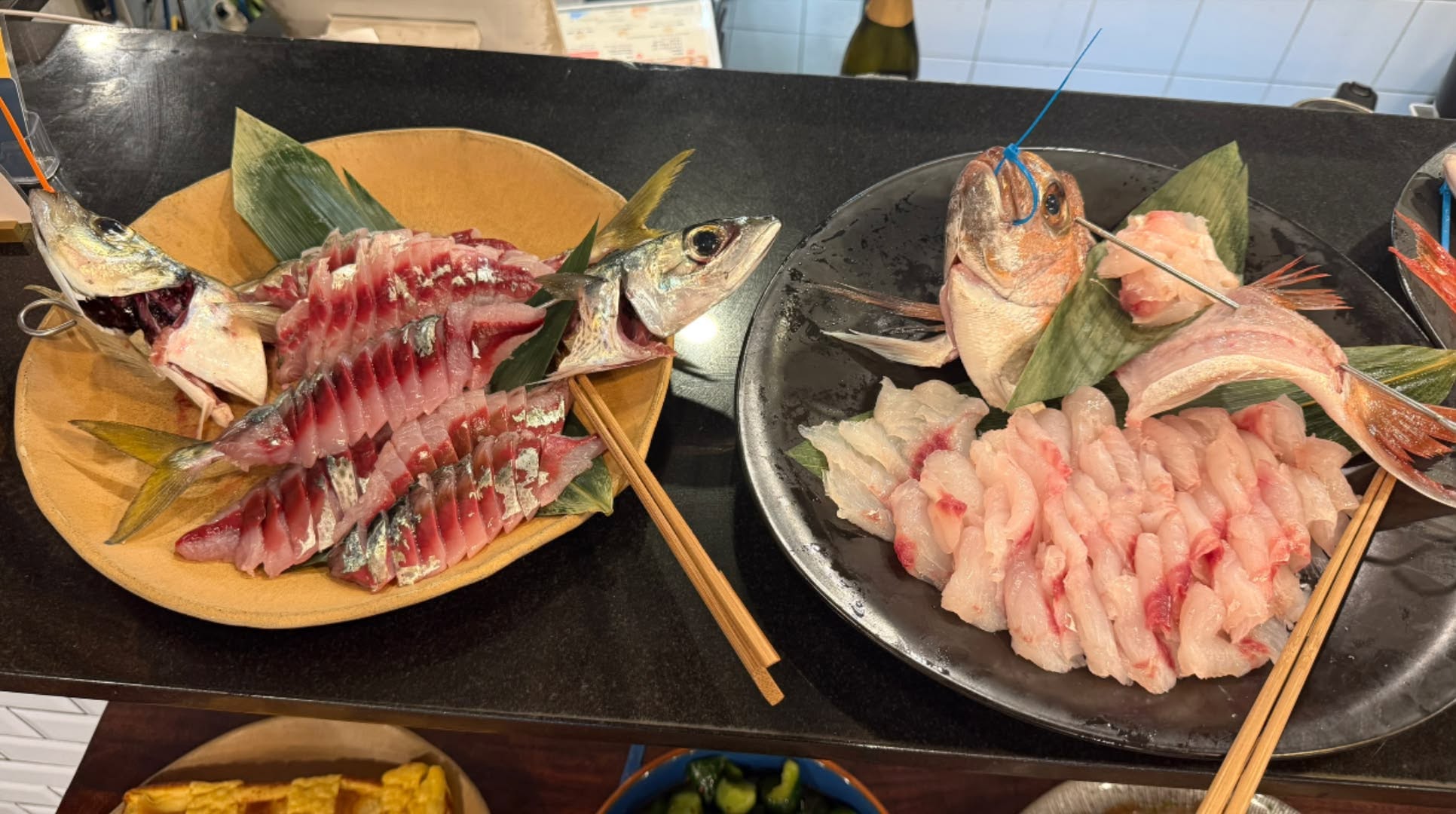 新鮮なお刺身