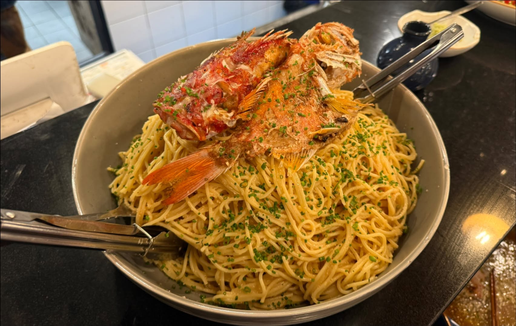 竹中シェフの特製パスタ